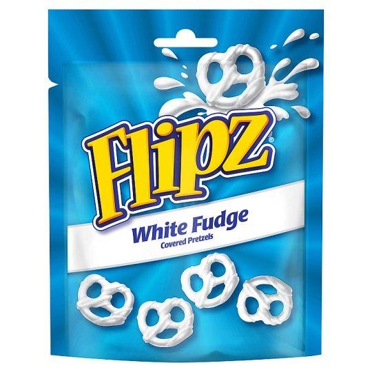 Flipz White Fudge Pretzels Pouch 100g