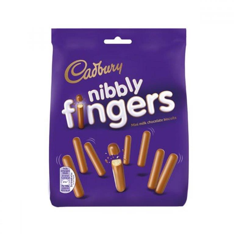 Cadbury Mini Nibbly Fingers Pouch 125g