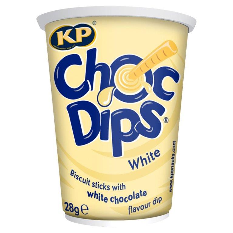 KP Choc Dips White 28g