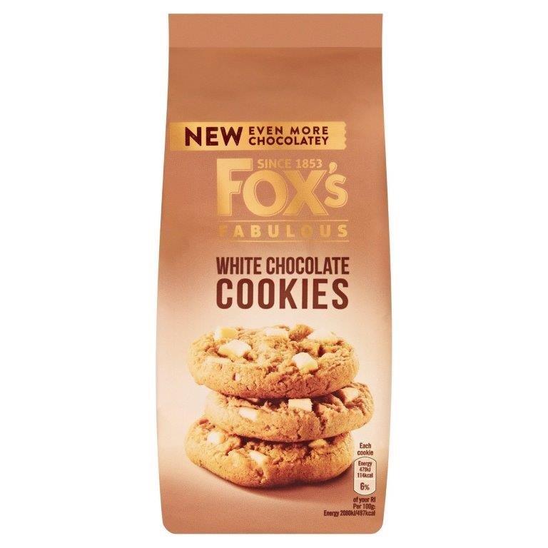 Fox's Cookies White Chocolate 180g
