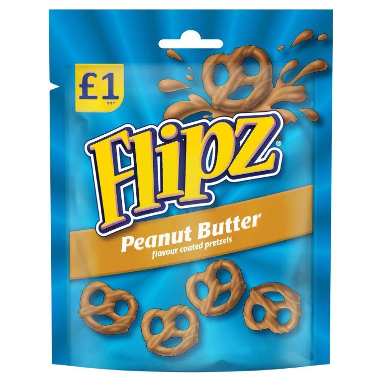 Flipz Peanut Butter Pretzels PM £1 80g