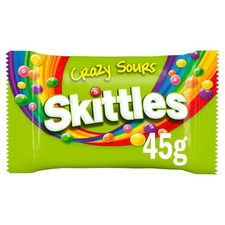 Skittles Std Crazy Sours 45g