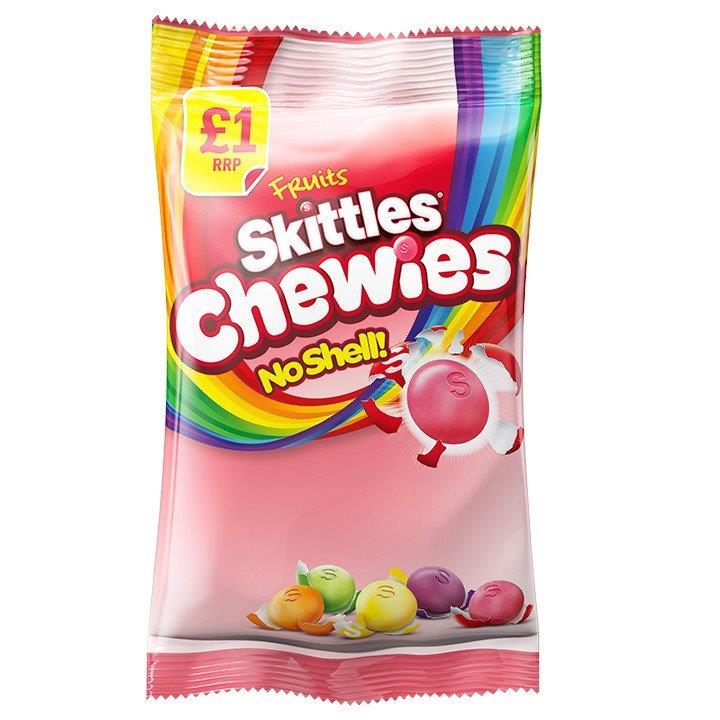 Skittles Bag Fruit Chewies 125g PM £1