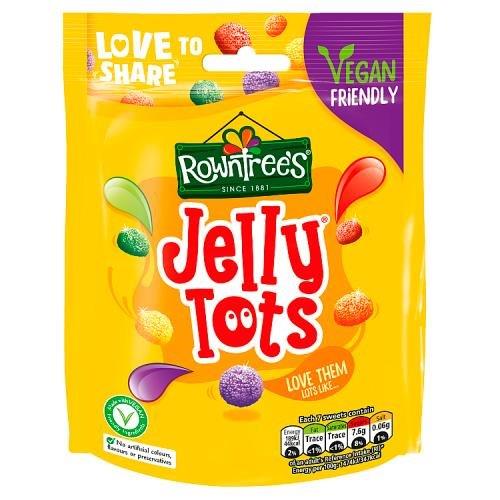 Rowntrees Pouch Jelly Tots 150g (Vegan)