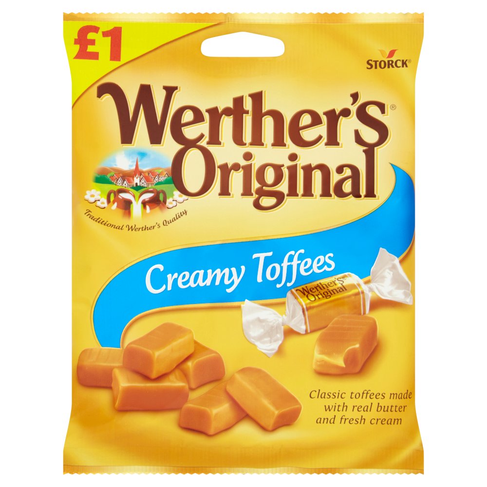 Werthers Original Creamy Toffees Bag 110g PM £1