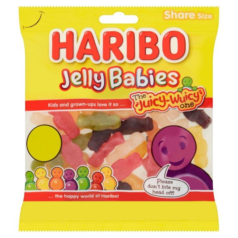 Haribo Bag Jelly Babies 160g PM £1