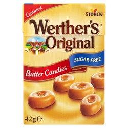 Werthers Original Sugar Free Flip Top Box 42g