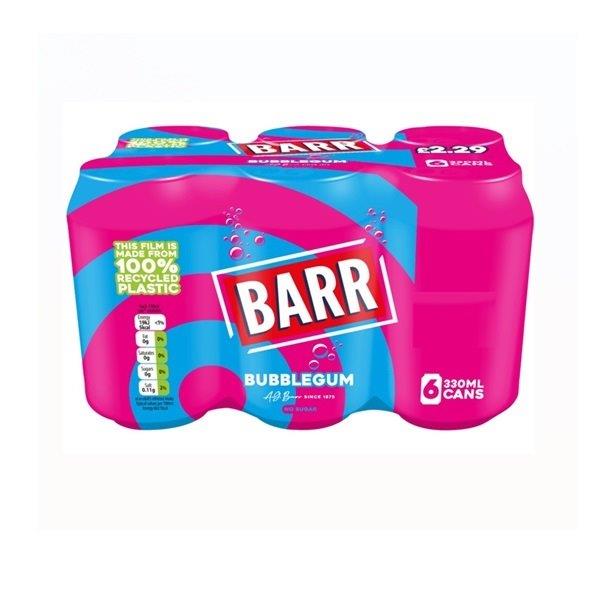 BARRr Bubblegum PM £2.50 (6 x 330ml)