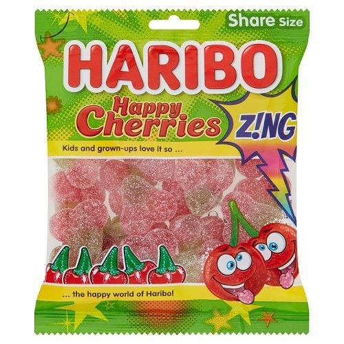 Haribo Bags Happy Cherries Z!ng 160g