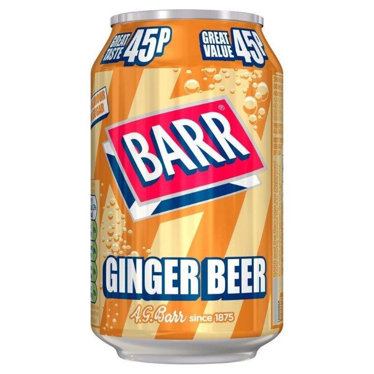 Barr Ginger Beer 330ml PM 45p