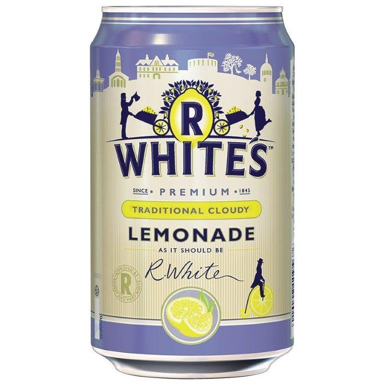 R Whites Traditional Cloudy Lemonade 330ml