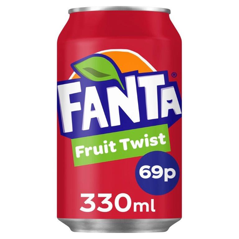 Fanta Fruit Twist 330ml PM 69p