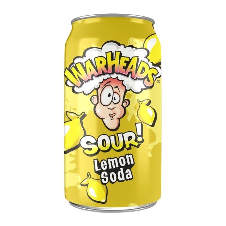 Warheads Lemon Soda 355ml