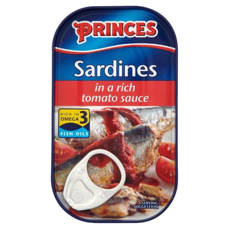 Princes Sardines In Tomato 120g