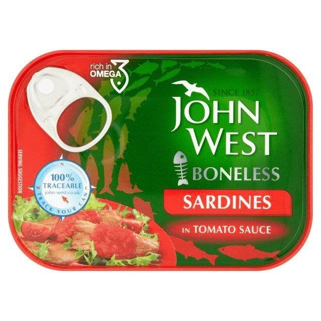 John West Boneless Sardines Tomato 95g