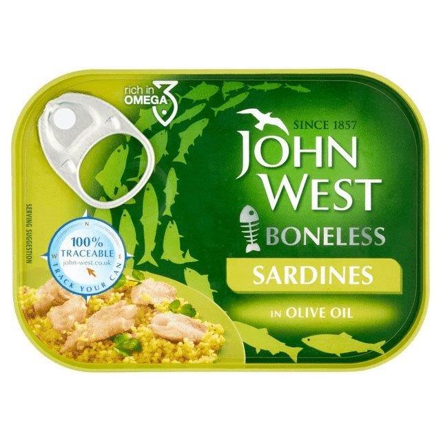 John West Boneless Sardines Olive Oil 95g
