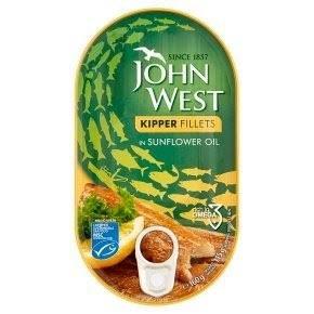 John West Kipper Fillets In Sunflower Oil FO (CA) 145g