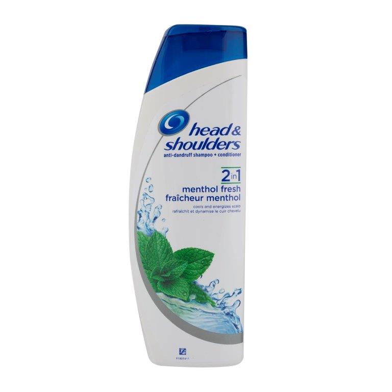 Head & Shoulders Shampoo 2 In 1 Menthol Refresh 400ml