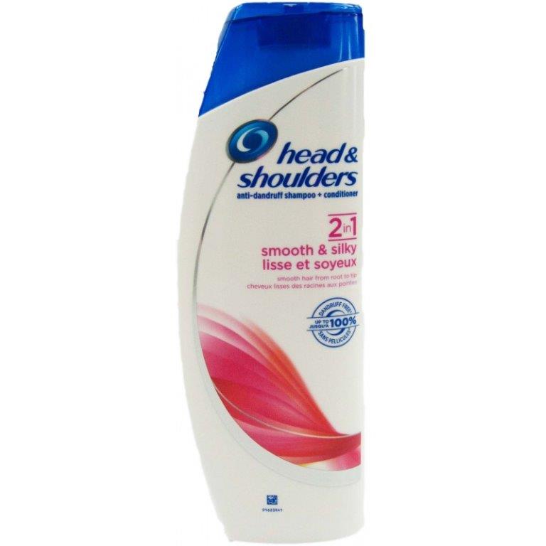 Head & Shoulders Shampoo 2 In 1 Smooth & Silky 400ml