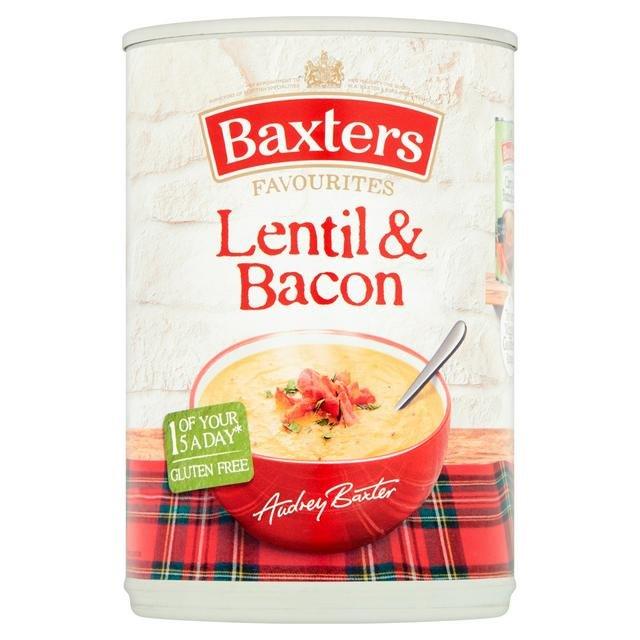 Baxters Favourities Lentil & Bacon Can Soup 400g