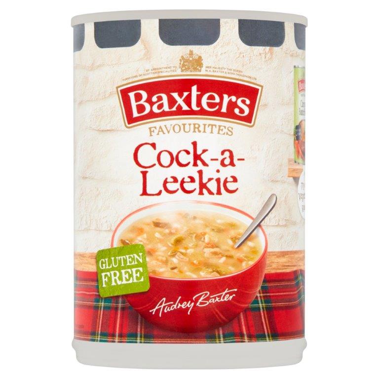Baxters Favourites Cock-A-Leekie Can Soup 400g PM £1.19