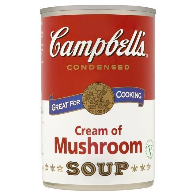 Campbells Cream of Mushroom Soup Can 295g
