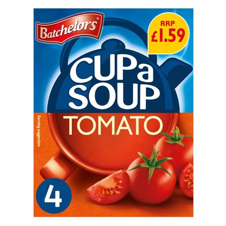 Batchelors Cup a Soup Sachets 4's Tomato 93g PM £1.59