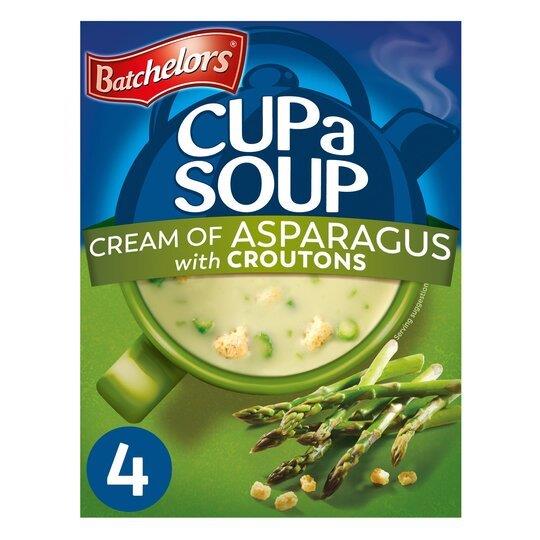 Batchelors Cup A Soup Sachets 4's Cream Of Asparagus 117g