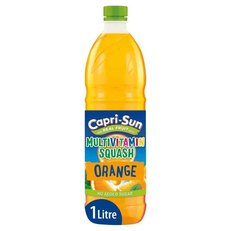 Capri-Sun NAS Multivitamin Squash Orange 1L NEW