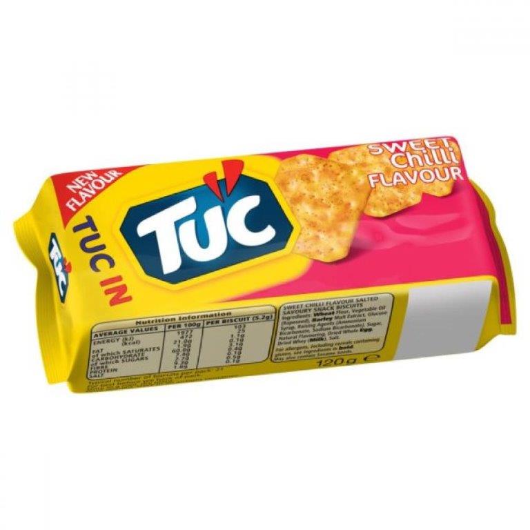 Tuc Cracker Sweet Chilli 120g