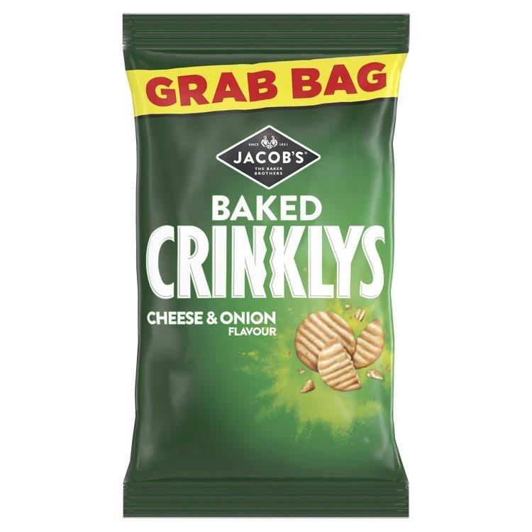 McVitie's Mini Cheddars Crinklys Grab Bag Cheese & Onion 45g