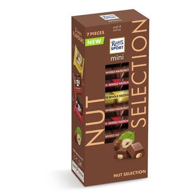 Ritter Nut Selection Tower Of Assorted Mini Bars 116g