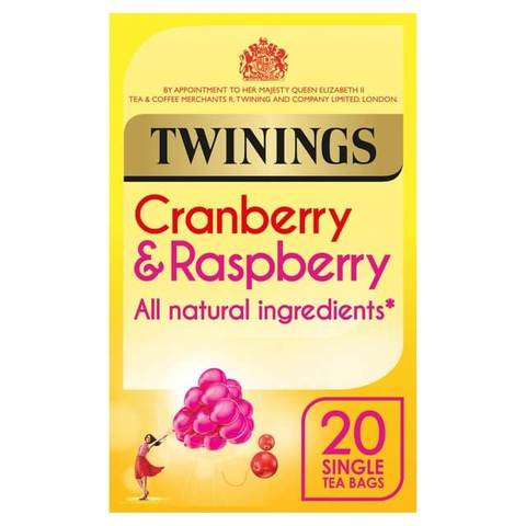 Twinings Infusions Strawberry & Raspberry Tea 20s