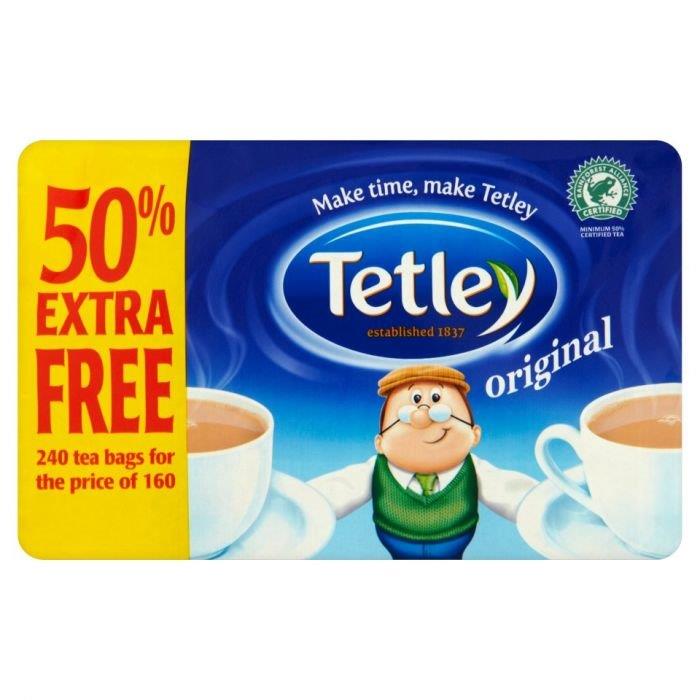 Tetley Tea Bag 160s + 50% Extra Free