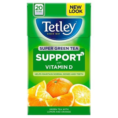 Tetley Super Green Support Lemon Orange 20s