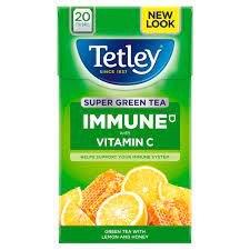 Tetley Super Green Immune Lemon Honey 20s