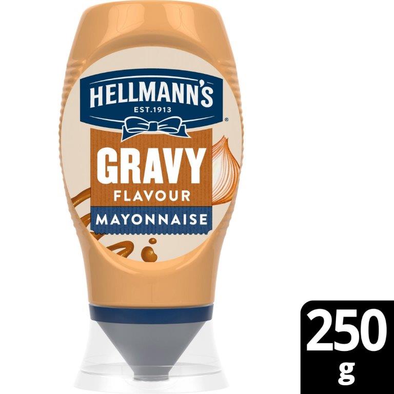 Hellmanns Squeezy Mayo Gravy 250ml