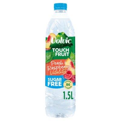 Volvic Touch Of Fruit Peach & Raspberry Sugar Free 1.5ltr