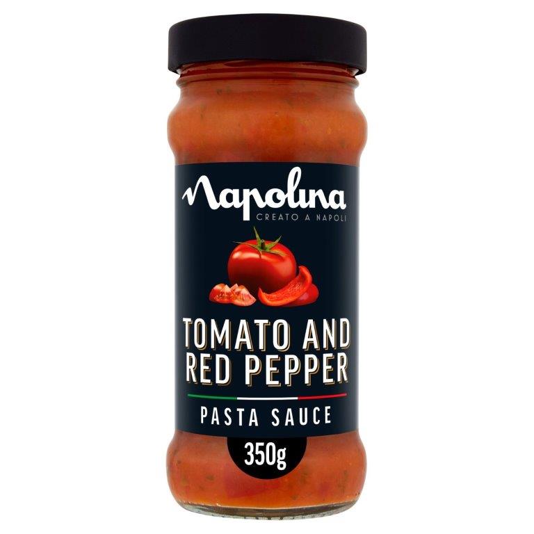 Napolina Tomato & Red Pepper Sauce 350g