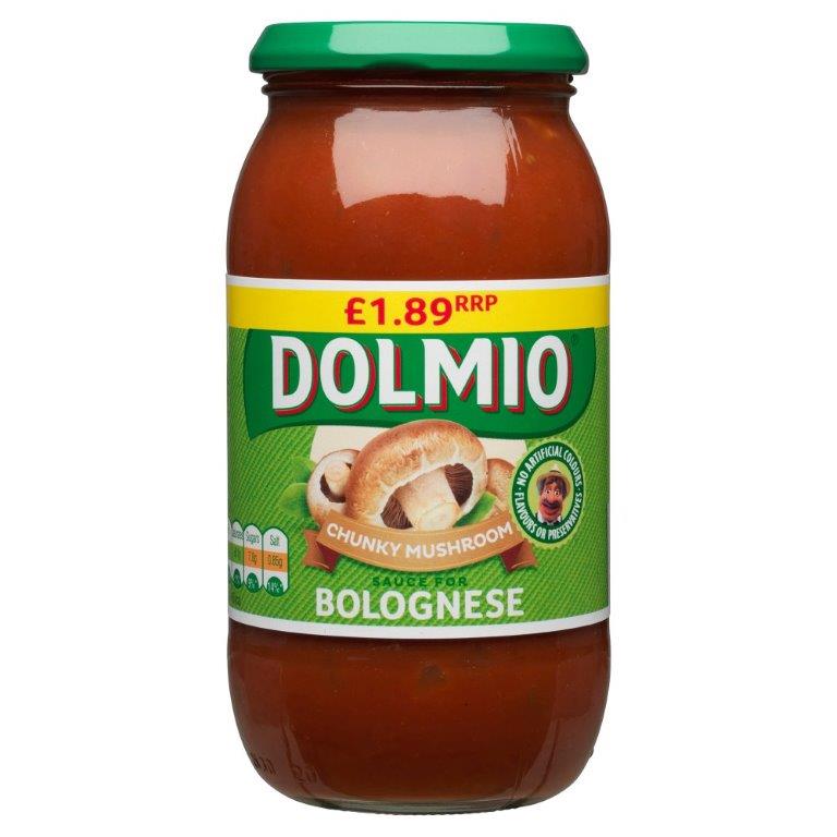 Dolmio Bolognese Sauce Chunky Mushroom 500g PM £1.89