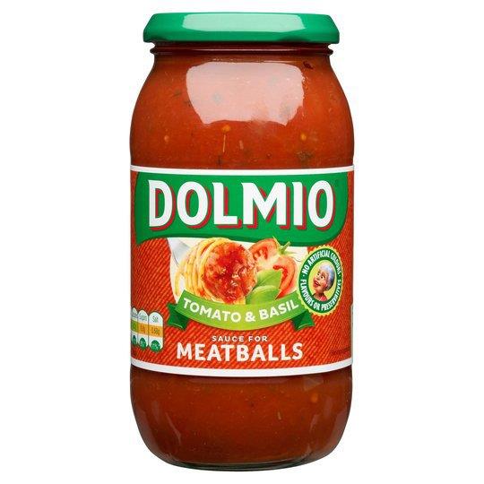 Dolmio Jar Bolognese Meatball Tomato & Basil 500g