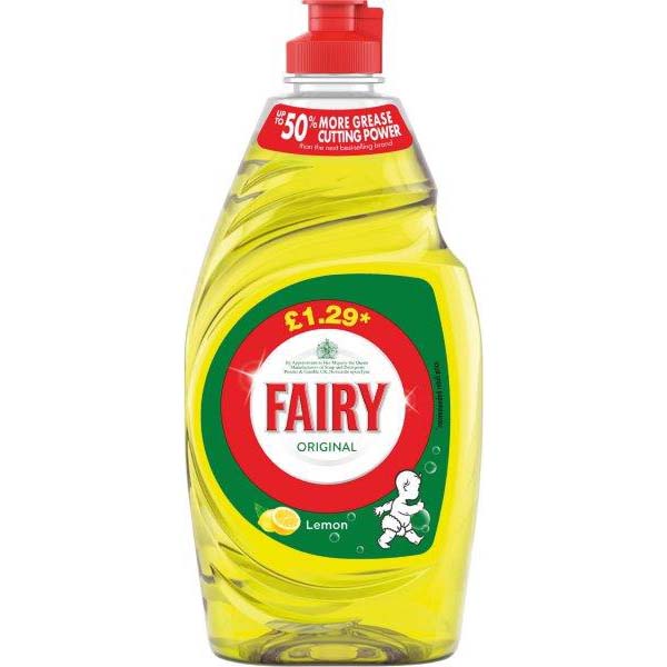 Fairy Liquid Lemon 433ml PM £1.29